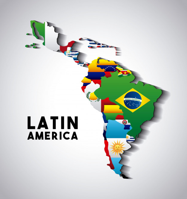 South-and-Latin-America-map